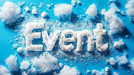 Snow Celebration and Party concept art poster.の素材