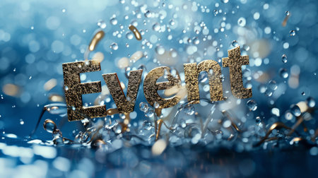 White Gold Celebration and Party concept art poster.の素材