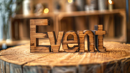 Wooden Oak Celebration and Party concept art poster.の素材