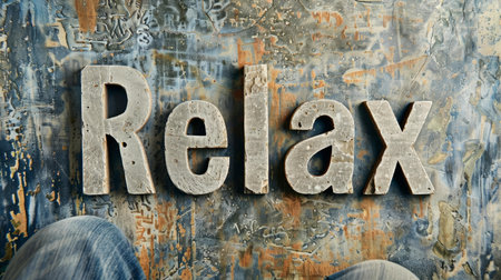 Limestone Stress Relief concept art poster.の素材