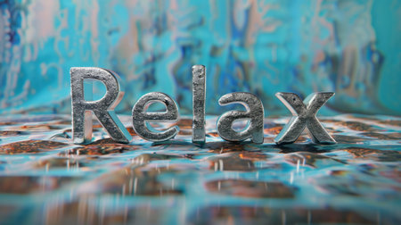 Silver Stress Relief concept art poster.の素材