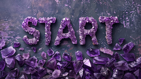 Amethyst Crystal Launch and Beginning concept art poster.の素材