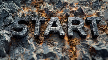 Gneiss Stone Launch and Beginning concept art poster.の素材