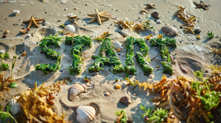 Summer Launch and Beginning concept art poster.の素材