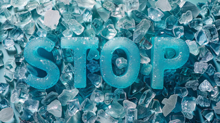 Aquamarine Crystal End and Restriction concept art poster.の素材