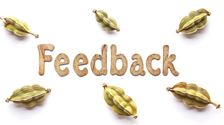 Customer review and survey symbol created in Cardamom Typography.の素材