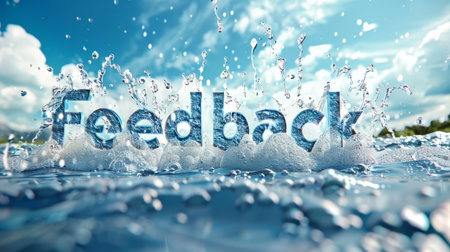 Ocean Water Customer review concept art poster.の素材