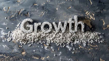 Pumice Stone Business development concept art poster.の素材