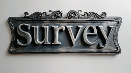 Customer feedback symbol created in Embossed Calligraphy.の素材