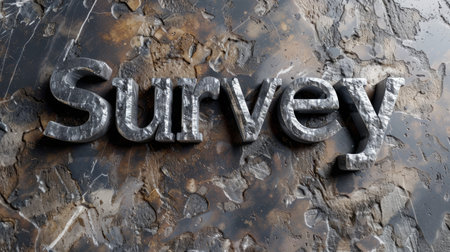 Grey Marble Customer feedback concept art poster.の素材