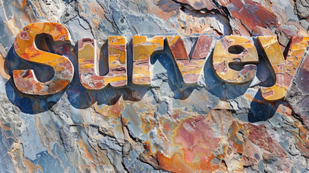 Quartzite Stone Customer feedback concept art poster.の素材