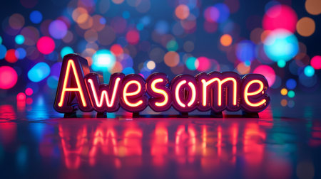 Accent Lighting Breathtaking moments concept art poster.の素材