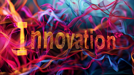 Silk Technological advancement concept art poster.の素材