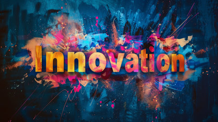 Venetian Plaster Technological advancement concept art poster.の素材