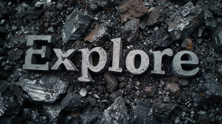 Coal Travel adventure concept art poster.の素材