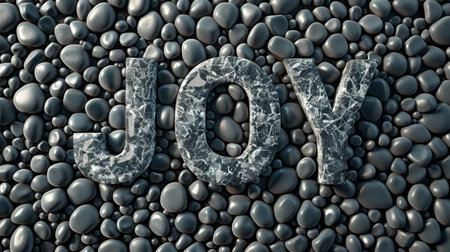 Black Marble Happiness and euphoria concept art poster.の素材