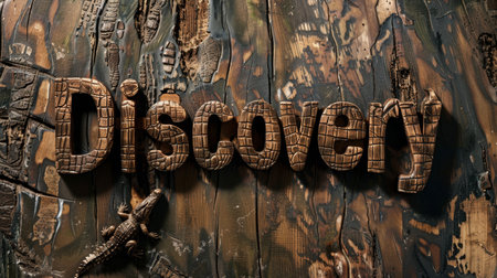 Crocodile Skin Innovation and breakthrough concept art poster.の素材