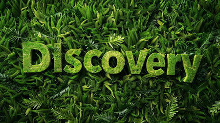 Green Fur Innovation and breakthrough concept art poster.の素材