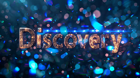 Holo LED Innovation and breakthrough concept art poster.の素材