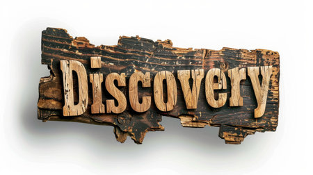 Innovation and breakthrough symbol created in Serif Typography.の素材