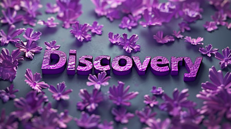 Violet Innovation and breakthrough concept art poster.の素材