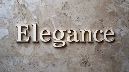 Beige Marble Style and elegant design concept art poster.の素材