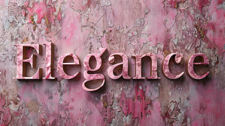 Rose Marble Style and elegant design concept art poster.の素材