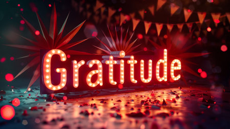 Direct Lighting Appreciation and kindness concept art poster.の素材