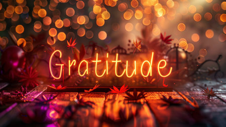 Front Lighting Appreciation and kindness concept art poster.の素材