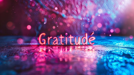 LED Appreciation and kindness concept art poster.の素材