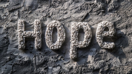 Pumice Stone Faith and believe concept art poster.の素材