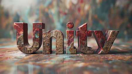 Red Marble Collaborative teamwork concept art poster.の素材