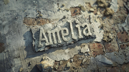 Concrete personalized postcard perfect for decor.の素材