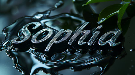 Black Glossy Surface personalized postcard perfect for decor.の素材