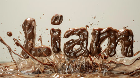 Brown Slime personalized postcard perfect for decor.の素材