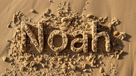 Sand personalized postcard perfect for decor.の素材