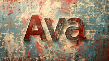 Venetian Plaster personalized name postcard perfect for decor.の素材