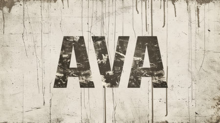 Personalized postcard perfect for decor created in Vintage Typography.の素材