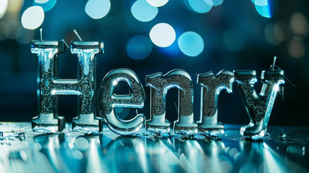 Transparent Glass personalized name postcard perfect for decor.の素材