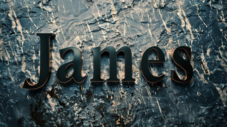 Black Marble personalized name postcard perfect for decor.の素材