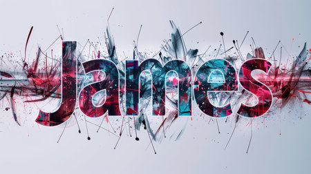 Personalized postcard perfect for decor created in Cyberpunk Art.の素材