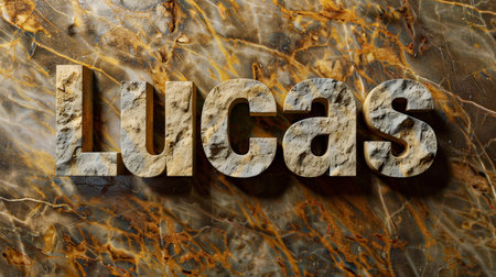 Yellow Marble personalized name postcard perfect for decor.の素材
