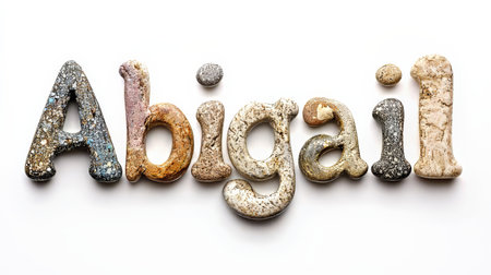 Personalized postcard perfect for decor created in Pebble Letters.の素材