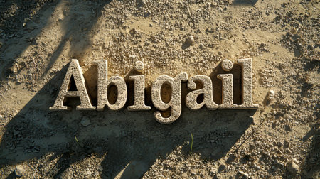 Travertino personalized name postcard perfect for decor.の素材