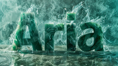 Green Marble personalized name postcard perfect for decor.の素材