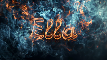 Ambient Lighting personalized name postcard perfect for decor.の素材