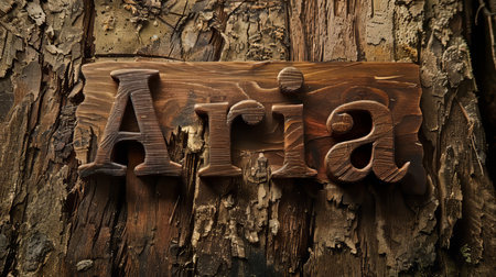 Wooden Rosewood personalized name postcard perfect for decor.の素材