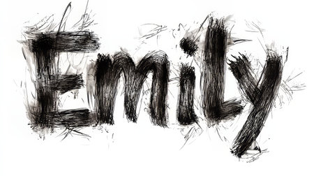 Personalized postcard perfect for decor created in Charcoal Sketch.の素材