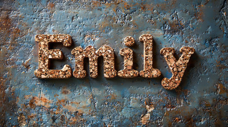 Cork personalized name postcard perfect for decor.の素材