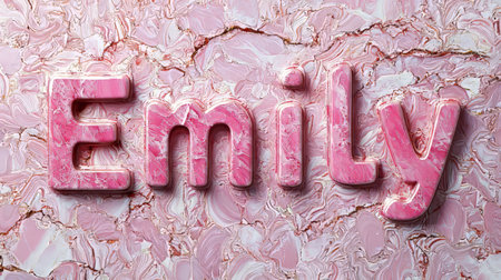 Pink Marble personalized name postcard perfect for decor.の素材